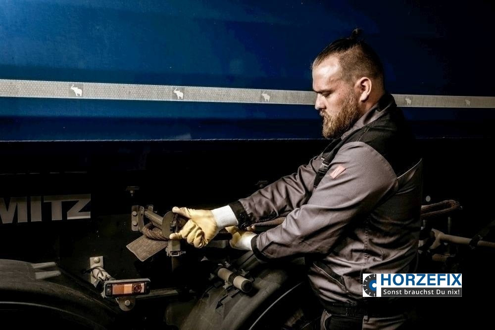 03405 Nitras gelbe Nitril-Handschuh-3/4 Beschichtet 12 Paar Gr 7-11 horzefix