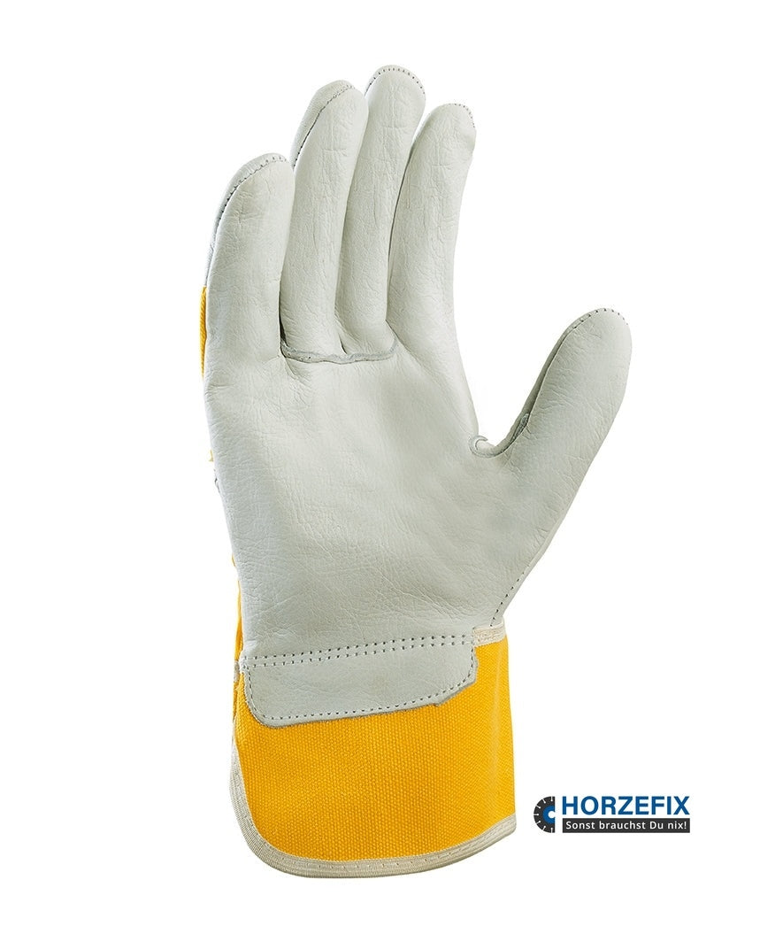120 Paar 1108 texxor Rindvollleder Handschuh K2 Lederhandschuh EN 420 Gr 8-12 horzefix