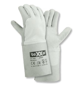 Robuste teXXor® Schweißerhandschuhe PITOU aus feinem Ziegennappaleder mit Aramidgarn