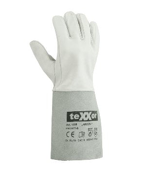 teXXor® Schweißerhandschuhe ARGON I aus Ziegenleder Natur 1228
