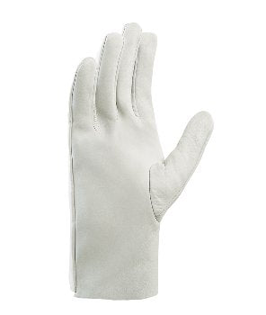 teXXor Schafsnappa Handschuhe aus weichem Vollleder in Naturweiß