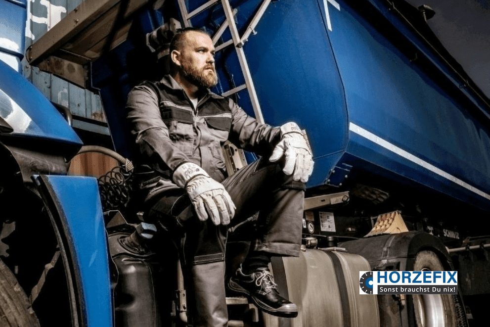 1403K Nitras Ares Rindvollleder-Schnittschutzhandschuhe gefüttert 12 Paar Gr 8-12 horzefix