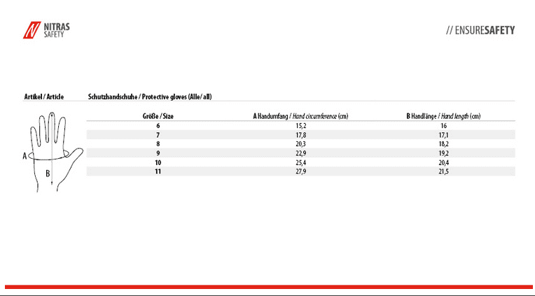 1603W Nitras Winter Blocker Winterhandschuhe Kältehandschuh Größe 12 Paar 8-11 horzefix