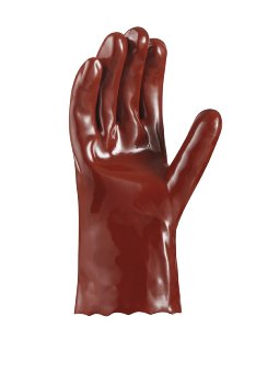 teXXor Topline PVC Chemikalienschutz-Handschuhe Rotbraun Robuste Schutzhandschuhe