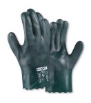 teXXor Topline Chemikalienschutz PVC Handschuhe Grün Robust Griffig 27cm