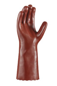 teXXor 2172 PVC Arbeitshandschuhe Rotbraun Größe 10 Robust & Flexibel