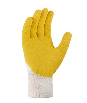 teXXor® Universalhandschuhe Latex Arbeits-Schutzhandschuhe Komfort Griffsicher Flexibel Gelb