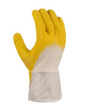 teXXor 2202 Universalhandschuhe Gelb Latex-Beschichtung Baumwolle Griffsicher