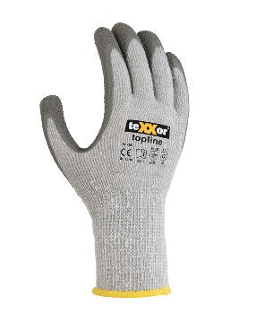 teXXor Winterhandschuhe WINTER GRIP 2209 Warme Latex-Beschichtung Arbeitshandschuhe Grau