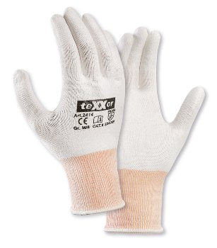teXXor Schnittschutz-Strickhandschuhe: Komfortable, flexible, unbeschichtete Arbeitshandschuhe für sicheren Schutz