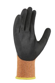 teXXor BLACK CUT E Schnittschutz-Strickhandschuhe: Ergonomisch, Flexibel, Touchscreenfähig, OEKO-TEX zertifiziert