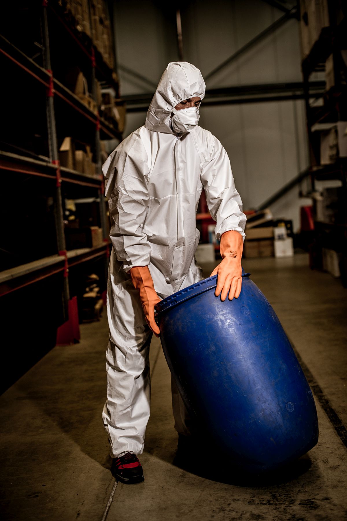 3250 Nitras Chem Protect Chemikalienschutzhandschuh latex orange 12 Paar Gr 7-11 horzefix