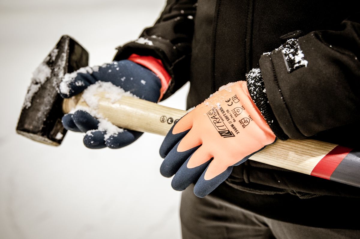 3560W Nitras Winterhandschuh Temperaturbeständig/Kältehandschuh 12 Paar Gr 8-11 horzefix
