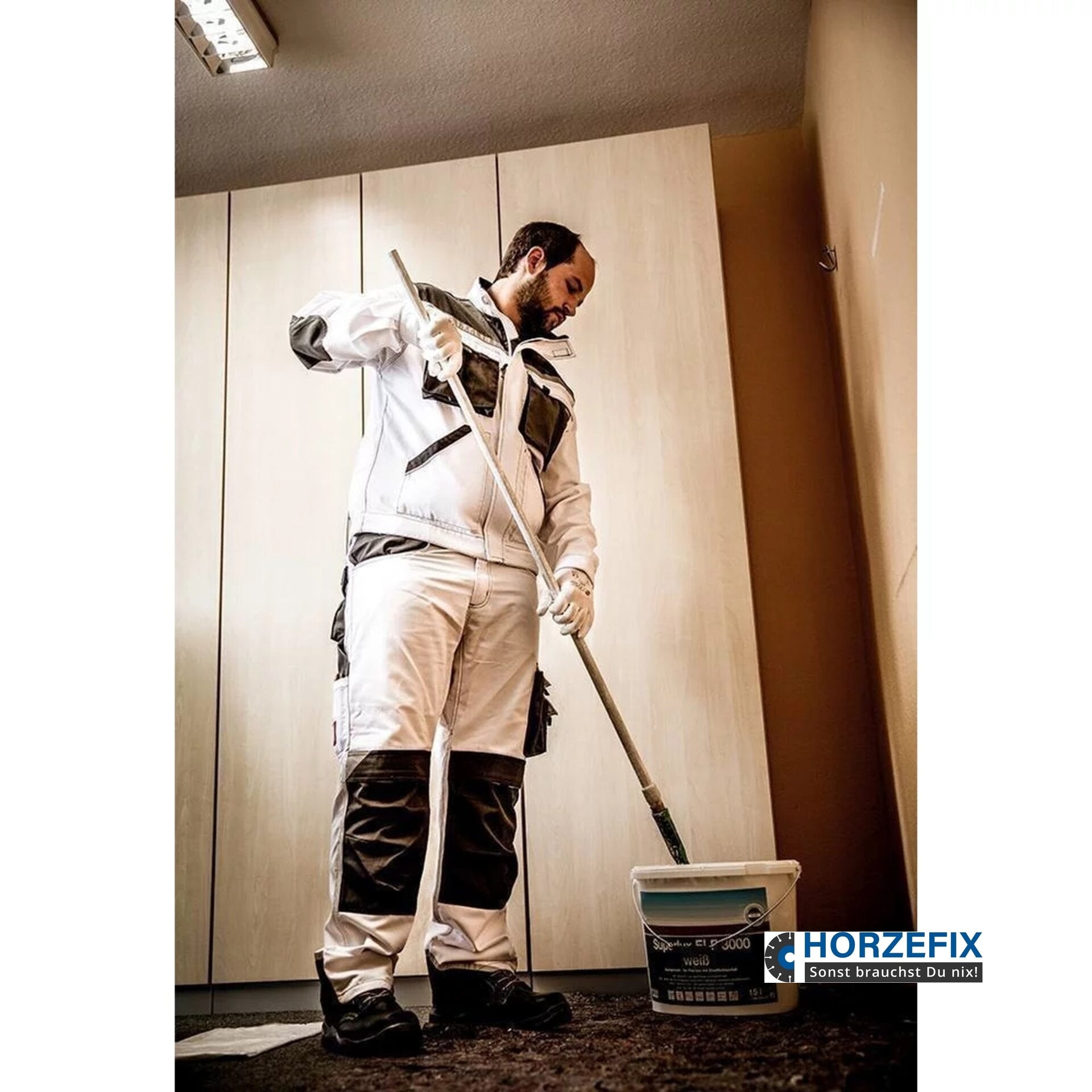 6200 Nitras Nylonhandschuh weiß teilbeschichtet 12 Paar Gr 6-11 horzefix