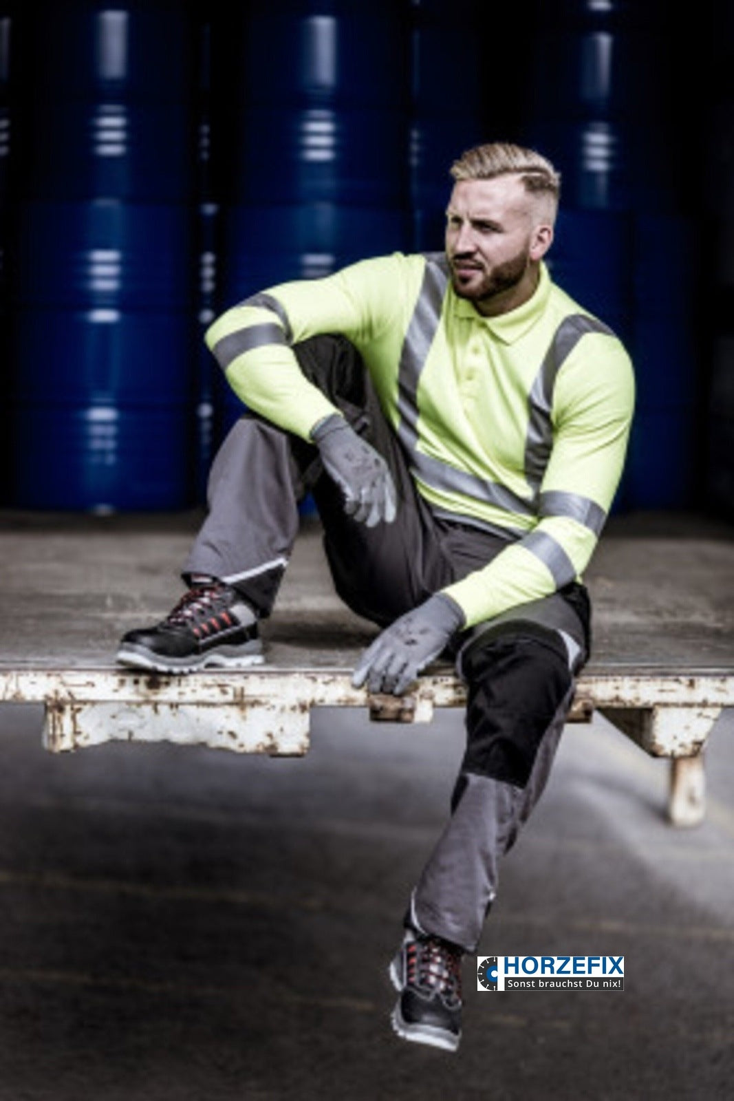 6205 Nitras Nylon grau PU-teilbeschichtet Feinmechaniker 12 Paar Gr 6-11 horzefix