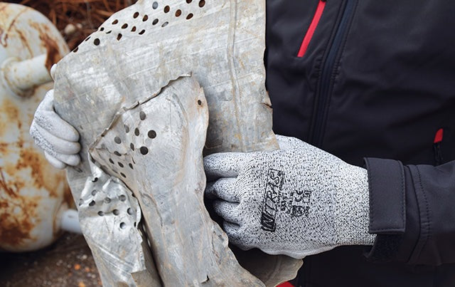 6315 Nitras Schnittschutzhandschuhe Spezialgarn grau PU-Beschichtung 10 Paar Gr 6-11 horzefix