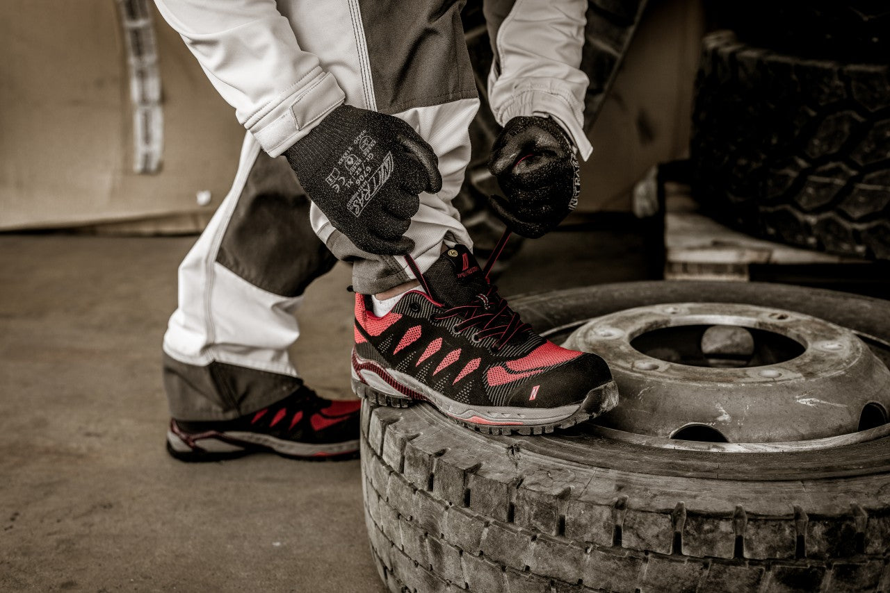 6706 Nitras Schnittschutzhandschuh Spezialgarn schwarz PU-Beschichtung 10 Paar Gr 6-11 horzefix