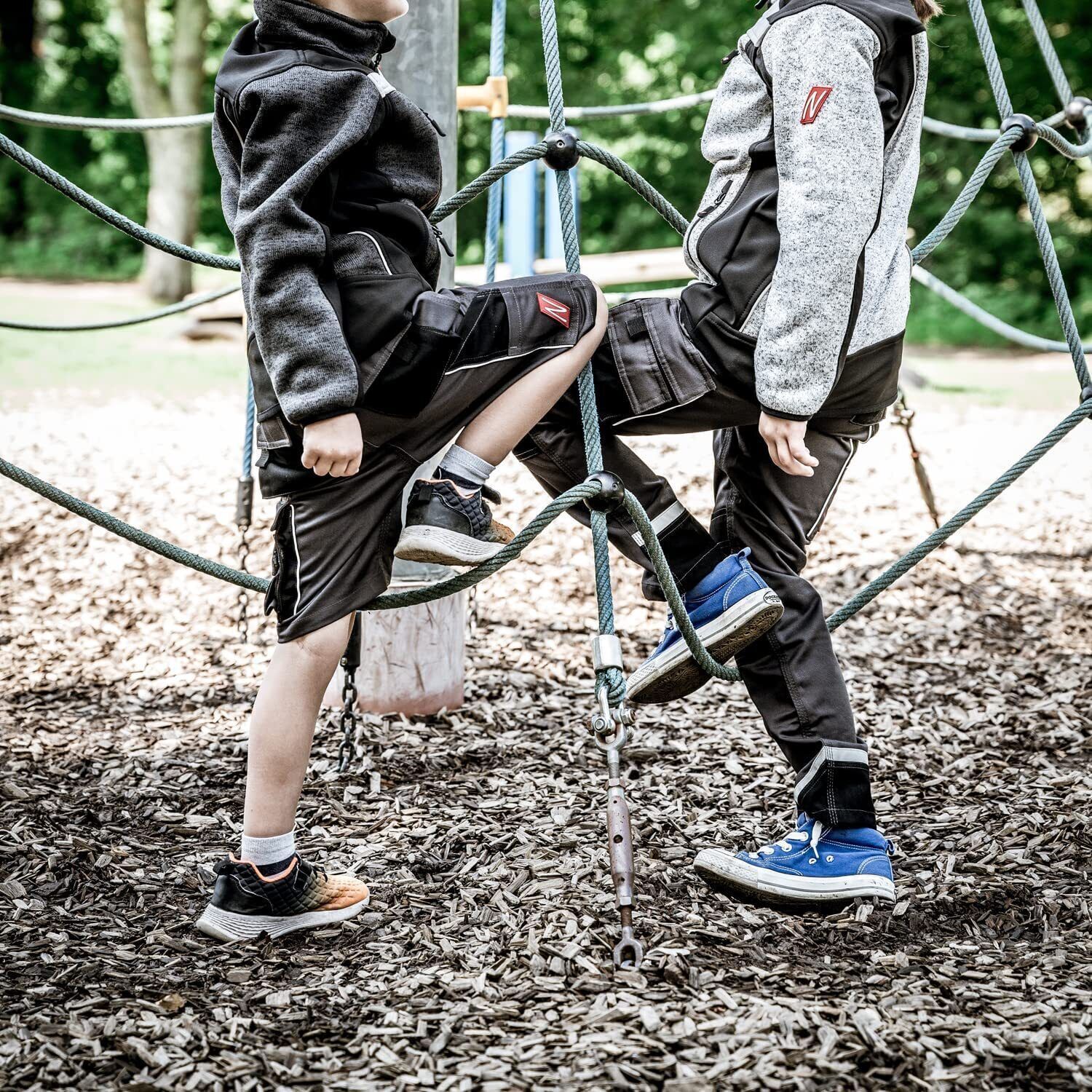 7602 Nitras MOTION TEX KIDS Kinder-Outdoorhose/Arbeitshose Freizeit kurz/Garten-Hose horzefix