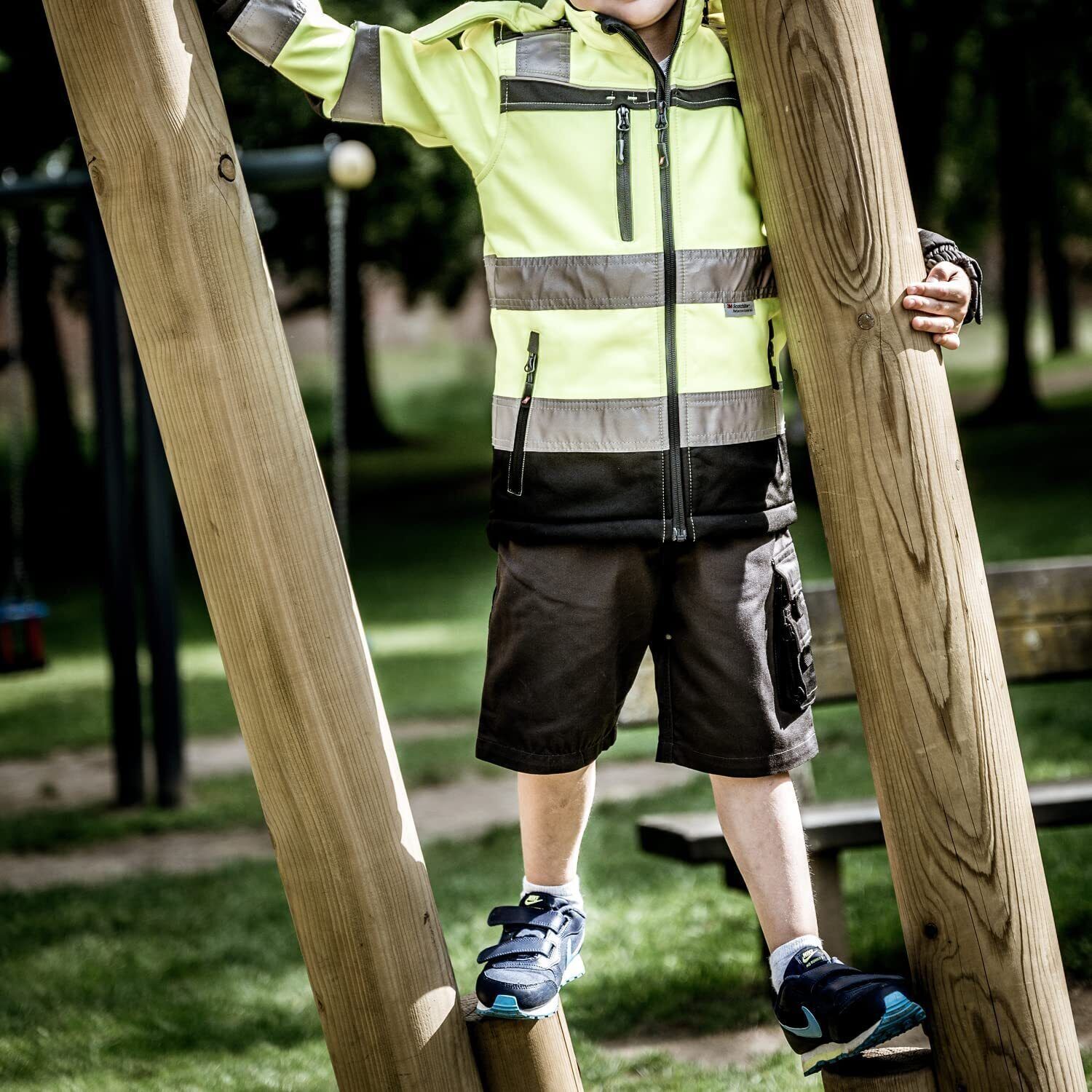 7602 Nitras MOTION TEX KIDS Kinder-Outdoorhose/Arbeitshose Freizeit kurz/Garten-Hose horzefix