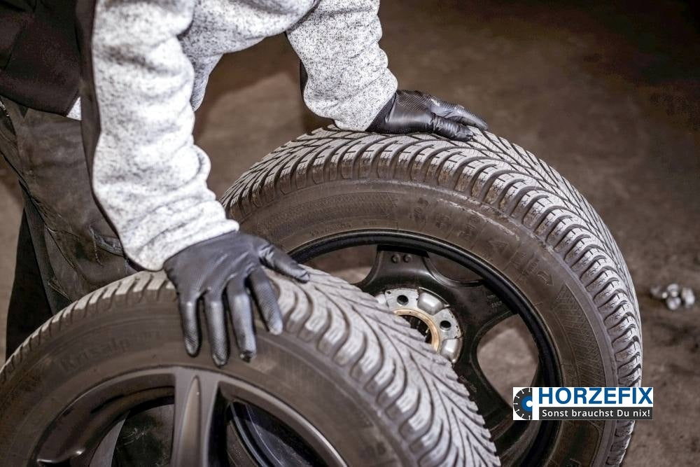 8330 Nitras Einmalhandschuh Nitril Tough Grip N puderfrei Box je 50 Stück Gr S-XXL horzefix