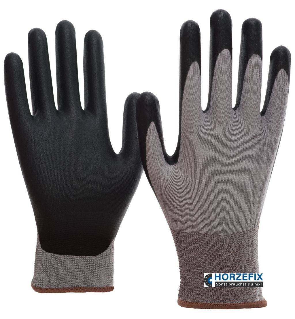 8720 Nitras SKIN CLEAN Strickhandschuh Lebensmittelkontakt abriebfest PPU 12 Paar Gr 6-11 horzefix