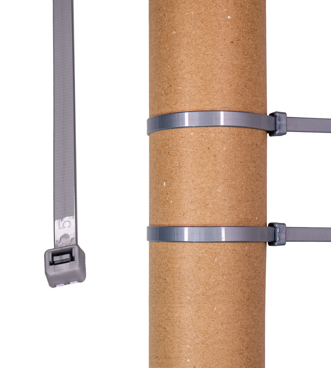 HorzeFix Kabelbinder 100 Stück grau lang uv beständig Universalbinder 2,5/3,6/4,8/7,6 breit HorzeFix