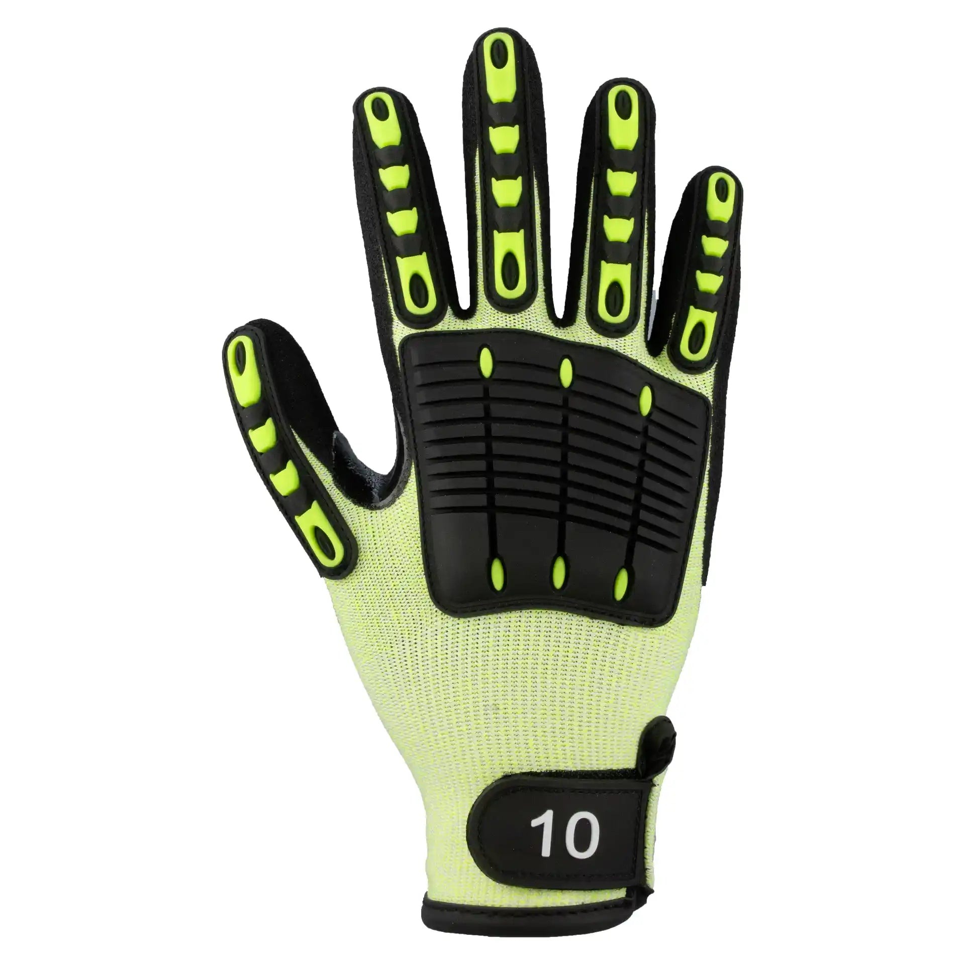 Gelber ASATEX M200 Montage-Schnittschutz-Handschuh mit robustem TPU-Protektor