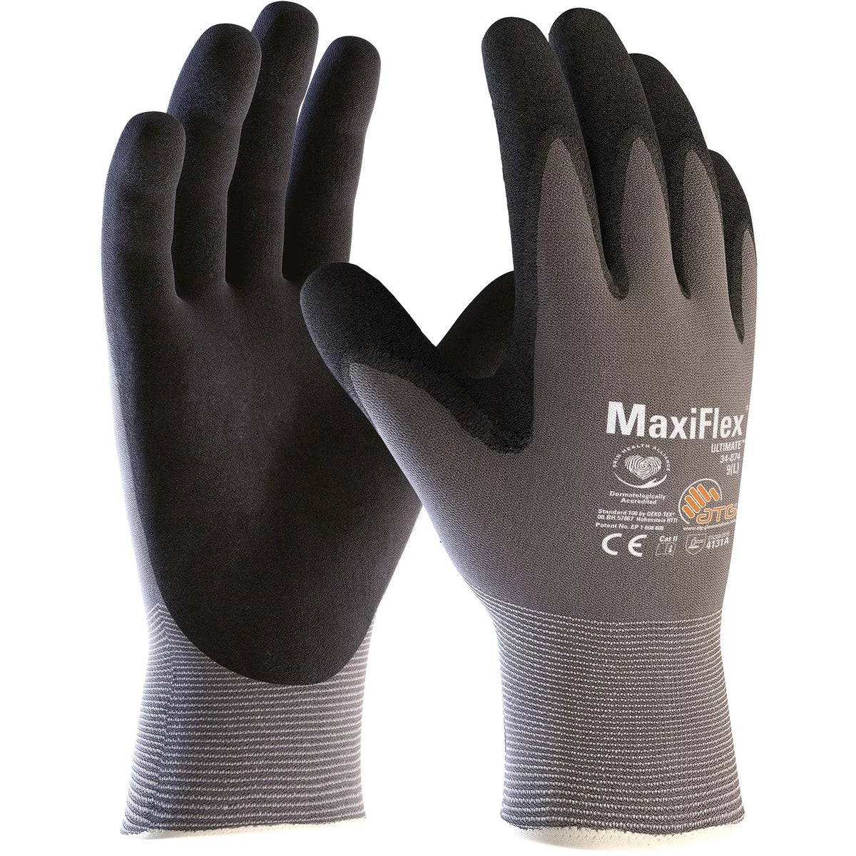 34-874 ATG Nylon-Strickhandschuh MaxiFlex Ultimate Handschuhe 144 Paar Gr 5-12