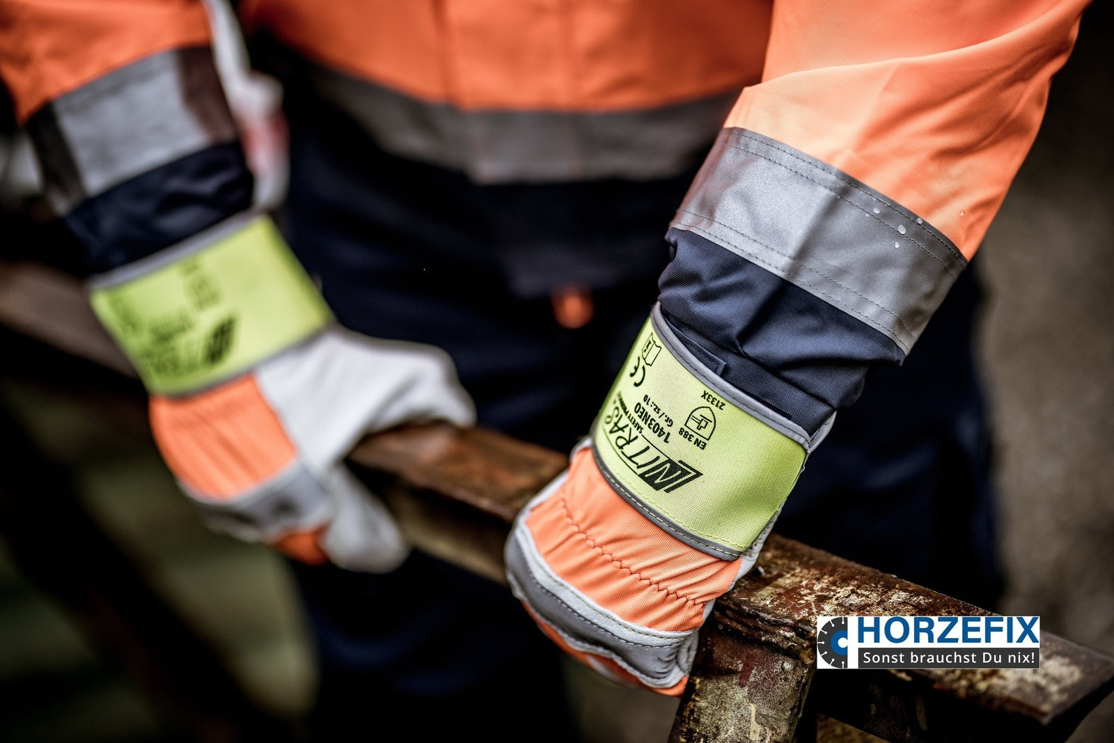 NEO Nitras Rindvollleder mit Signalfarben nach EN 388 Gr. 10