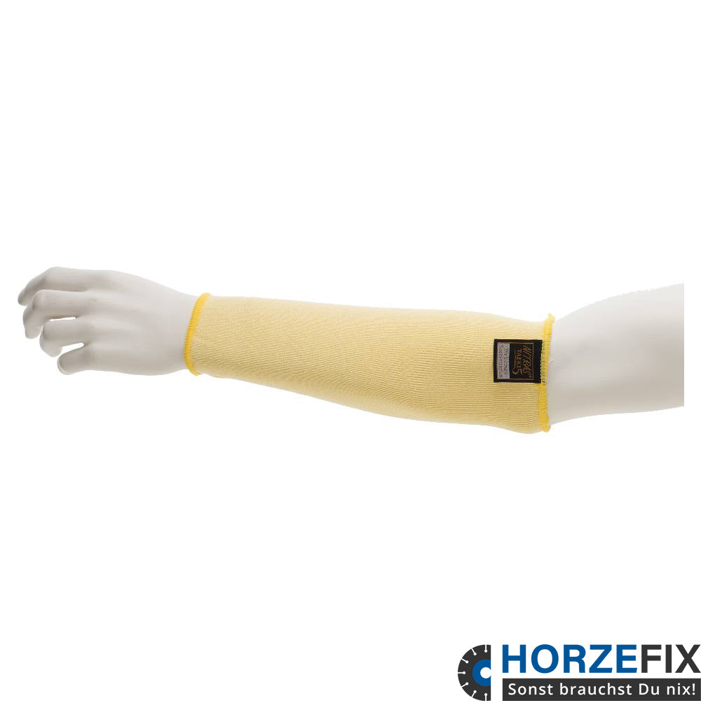 Nitras Schnittschutz-Armschoner Länge 30cm gelb nach EN 388 und EN407