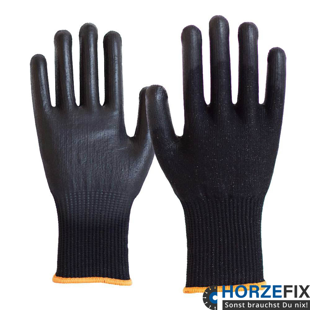 6806 Nitras CUT F Schnittschutzhandschuh Strickbund PU-Beschichtung 10 Paar Gr 7-12 horzefix