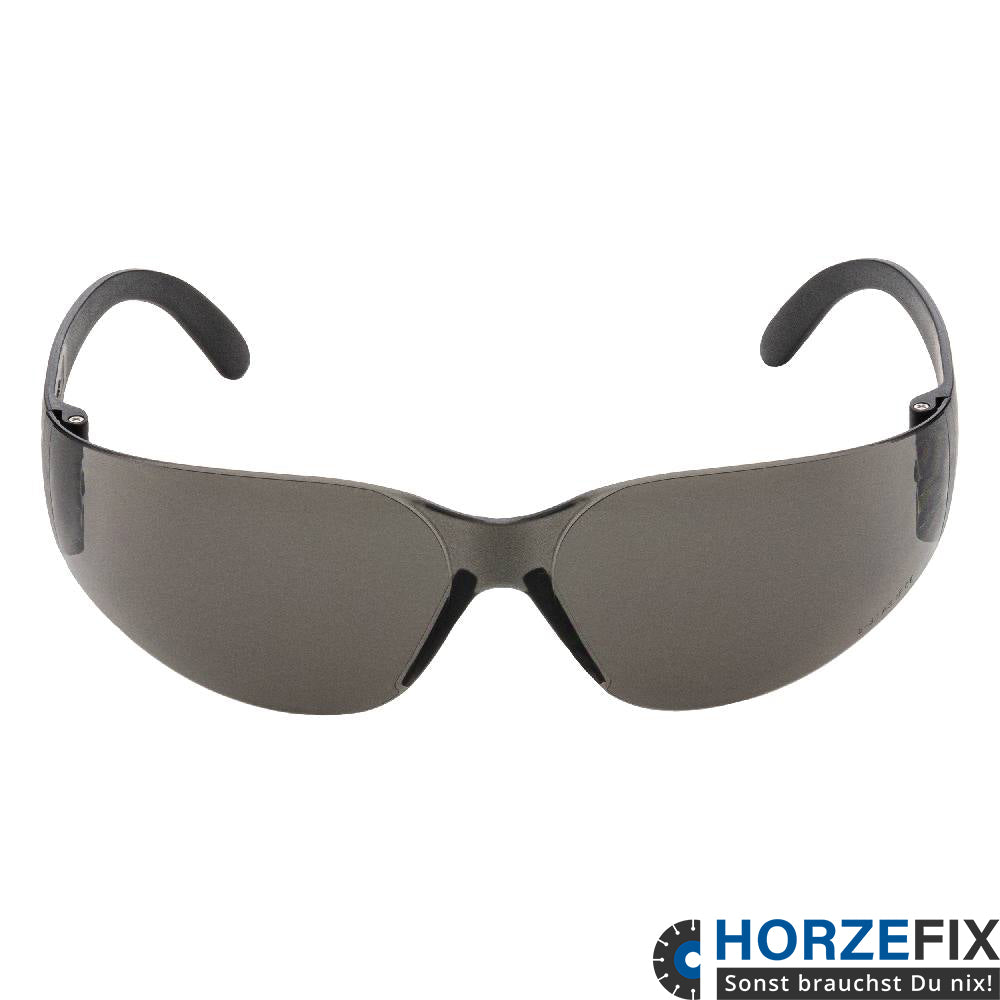 9001 Nitras VISION PROTECT BASIC Schutzbrille EN 166 sehr dunkel flexible Bügel 12 Stück horzefix