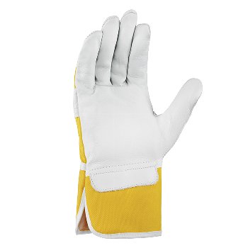 Robuste teXXor® Winterbauhandschuhe HIMALAYA I aus echtem Rindvollleder Natur