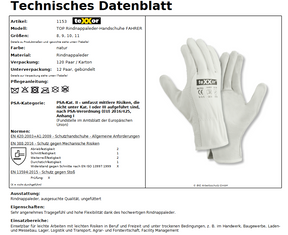 texxor 1153 Handschuhe TOP Rindnappaleder Handschuhe Fahrer 12 Paar Gr 8-11