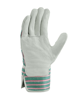 texxor 1158 Montblanc I Rindvollleder Arbeitshandschuh 12 Paar grün-rot Gr 8-12
