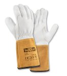 teXXor® Robuste Schweißerhandschuhe Natur/Beige für präzisen Schutz