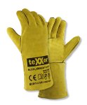 teXXor Schweißerhandschuhe KRAKATAU Rindspaltleder Schutzhandschuhe Größe 10 Beige