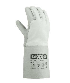 Robuste teXXor® Schweißerhandschuhe PITOU aus feinem Ziegennappaleder mit Aramidgarn
