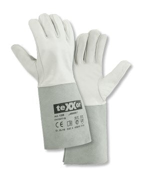 teXXor® Schweißerhandschuhe ARGON I aus Ziegenleder Natur 1228