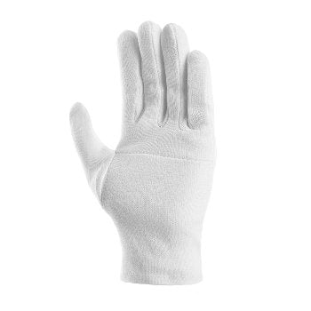 teXXor® Baumwolltrikot-Handschuhe Schwer Weiß Gebleicht mit Schichtel