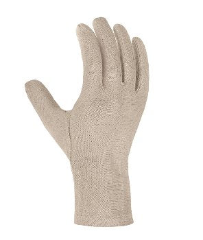 teXXor® Baumwolljerseyhandschuhe Mittelschwer Rohweiß für die präzise Montage und Sortierung