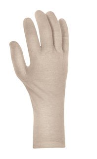 teXXor® Baumwolltrikot-Handschuhe 1705 Schwer Rohweiß Extra Lang 35cm