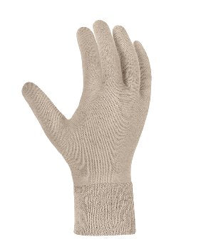 teXXor® Baumwolltrikot-Handschuhe SCHWER rohweiß schwere Qualität Strickbund