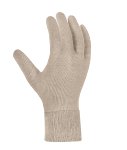 teXXor® Baumwolltrikot-Handschuhe SCHWER rohweiß schwere Qualität Strickbund
