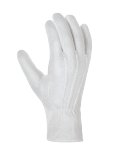 teXXor Baumwolltrikot-Handschuhe Mittelschwer mit PVC-Noppen Weiß Arbeitshandschuhe 1895