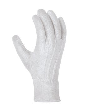 teXXor 1896 Baumwolltrikot-Handschuhe Mittelschwer Weiß Gebleicht Bequeme Schutzhandschuhe