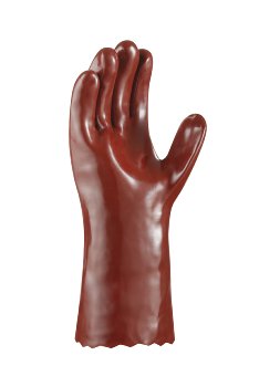 teXXor 2111 Topline PVC Chemikalienschutz Handschuhe Rotbraun Robust