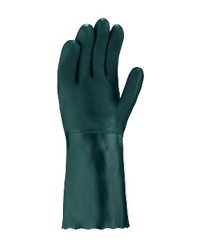 teXXor® Topline PVC Chemikalienschutz-Handschuhe Grün Robust Griffig 2141