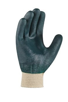 teXXor 2155 PVC-Handschuhe Grün mit Strickbund - Robuster Arbeitsschutz