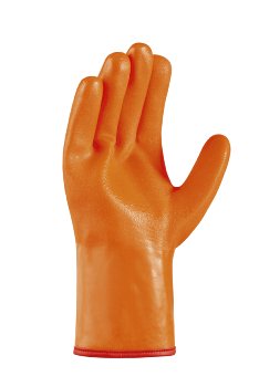 teXXor® Topline Winterhandschuhe PVC Leuchtorange Gr. 10 Kälteschutz Chemikalien